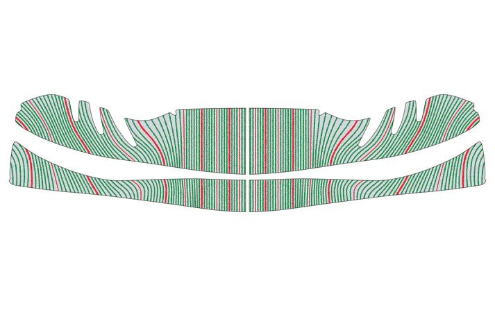 TonyKart M11 Nose Cone Sticker Kit 2025